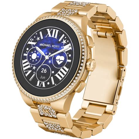 michael kors gold smartwatch women's|michael kors smartwatch women's sale.